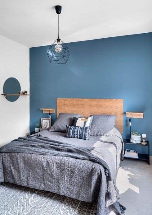 Mẫu thiết kế phòng ngủ xanh biển đẹp nhất