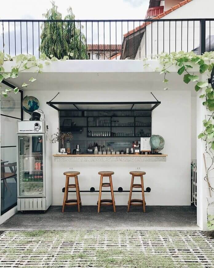 Mẫu thiết kế quán cafe nhỏ dễ thương