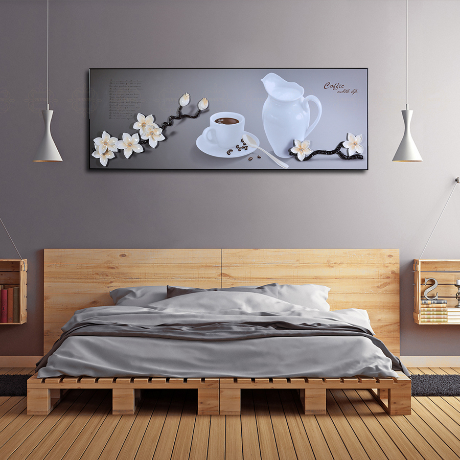 Mẫu tranh canvas treo đầu giường phòng ngủ