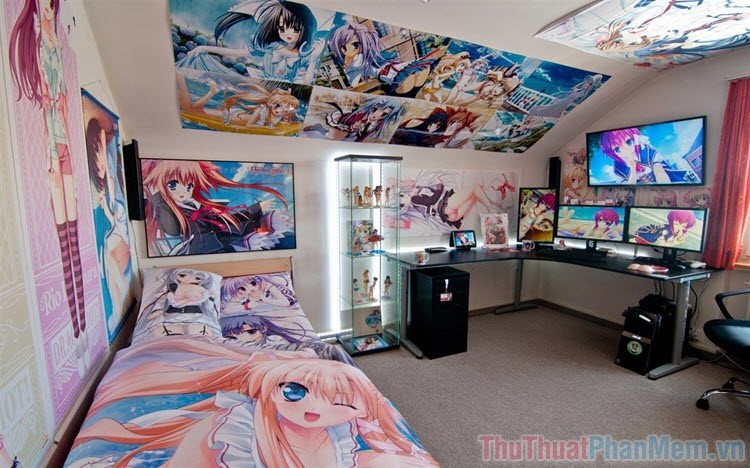 Những mẫu phòng ngủ anime đẹp nhất 2023