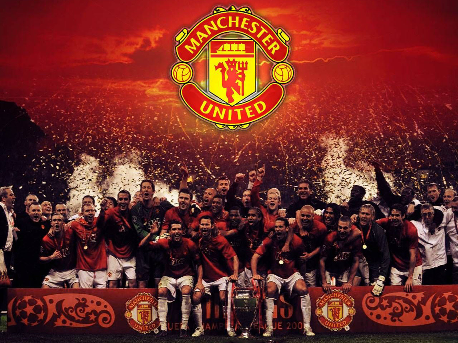 Hình nền Manchester United ăn mừng