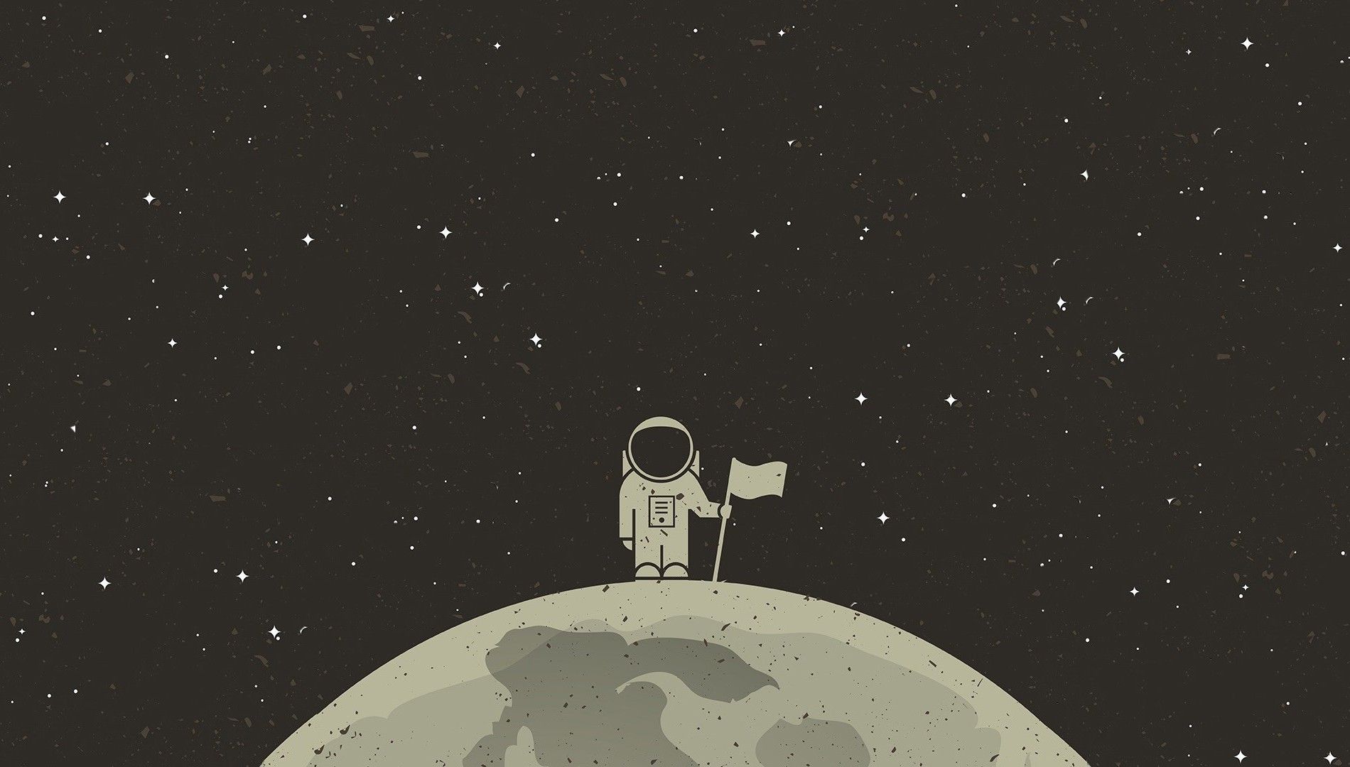 Chibi astronaut desktop wallpaper
