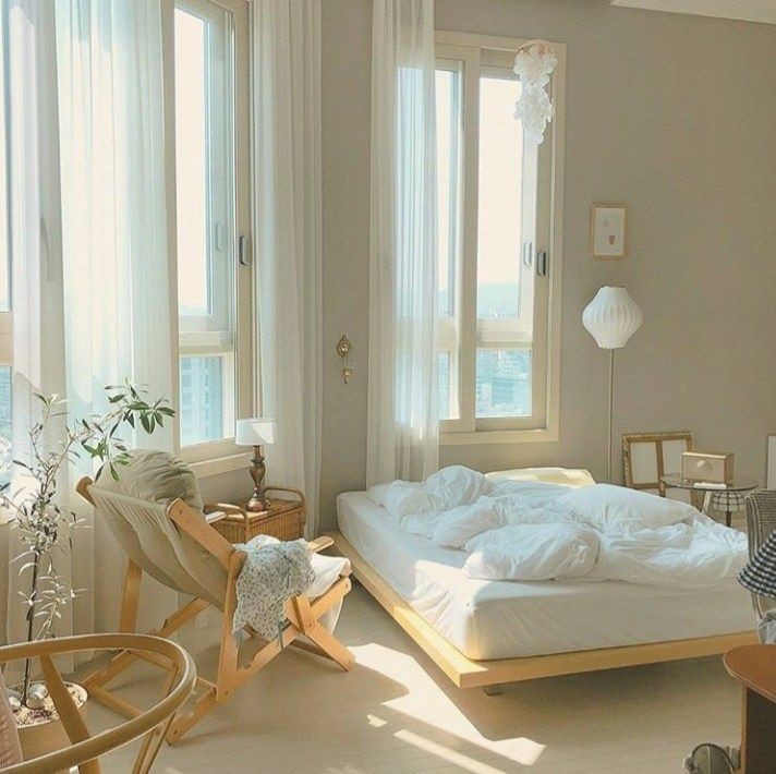 Mẫu Decor phòng ngủ Hàn Quốc xinh xẻo