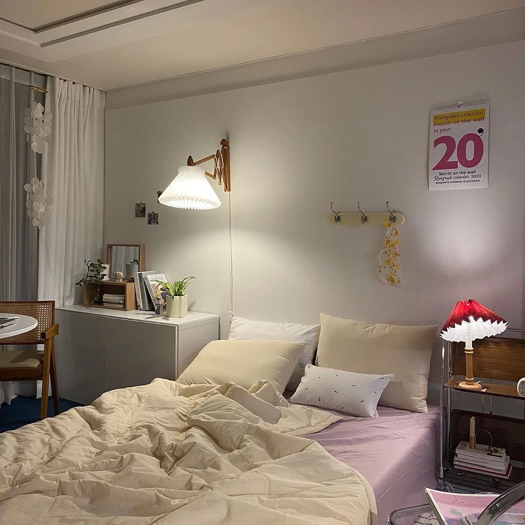 Mẫu thiết kế phòng ngủ Hàn Quốc xinh đẹp