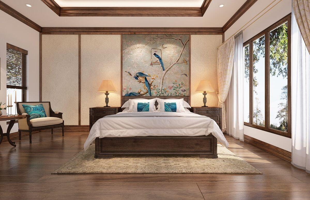 Nội thất phòng ngủ phong cách Indochine đẹp nhất