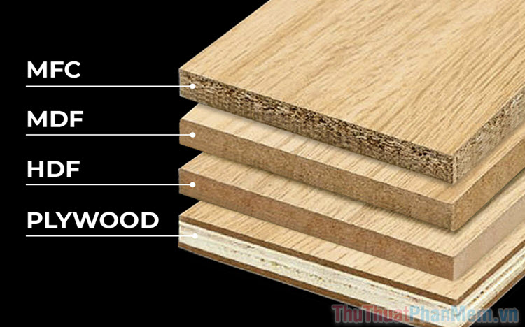 Các loại gỗ công nghiệp phổ biến hiện nay
