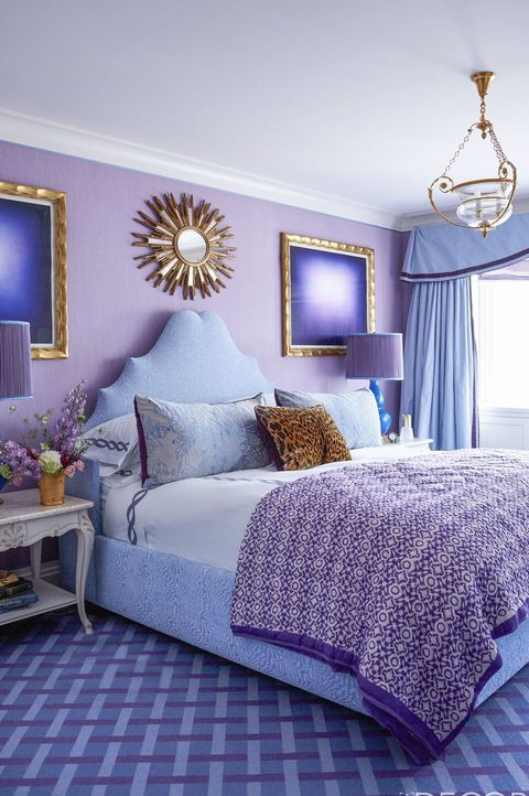Mẫu thiết kế phòng ngủ tím mộng mơ đẹp nhất