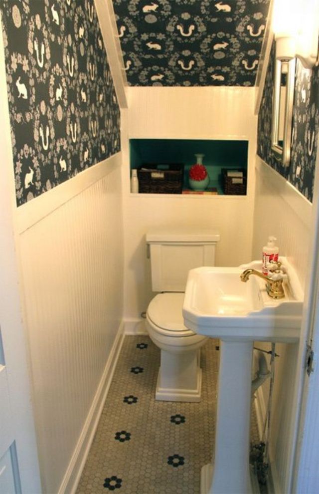 Mẫu thiết kế WC nhỏ dưới cầu thang đẹp nhất