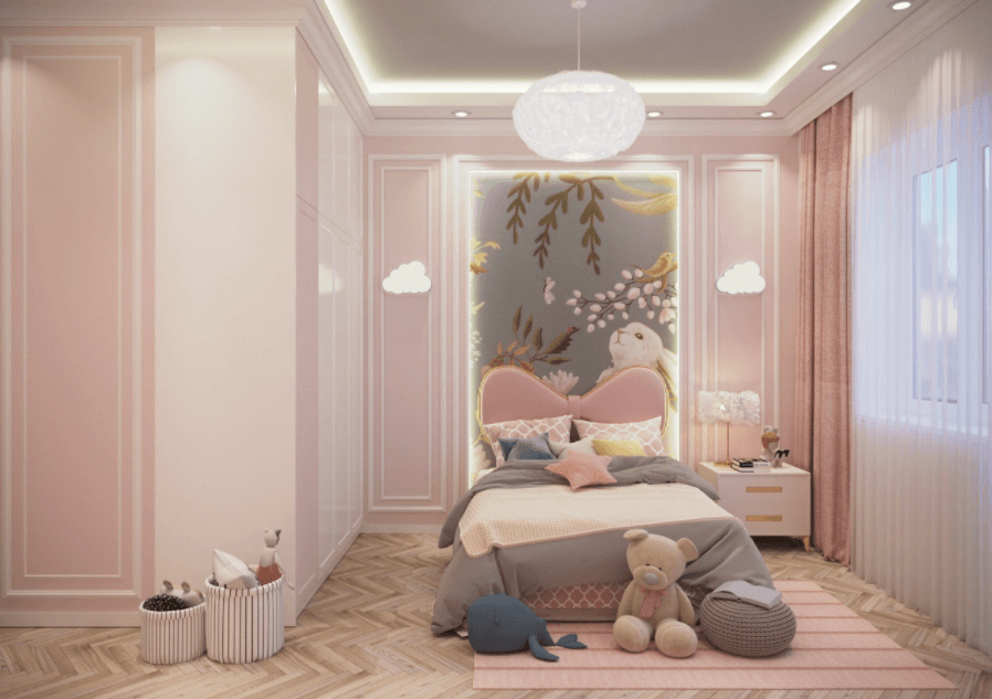 Những mẫu thiết kế phòng ngủ cho bé gái