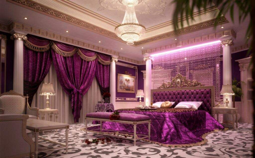 Những mẫu thiết kế phòng ngủ màu tím đơn giản