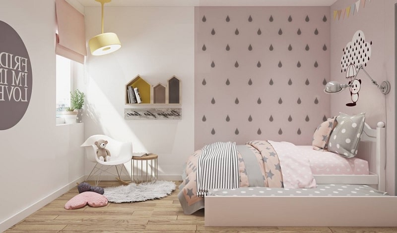 Tổng hợp mẫu thiết kế phòng ngủ cho bé gái