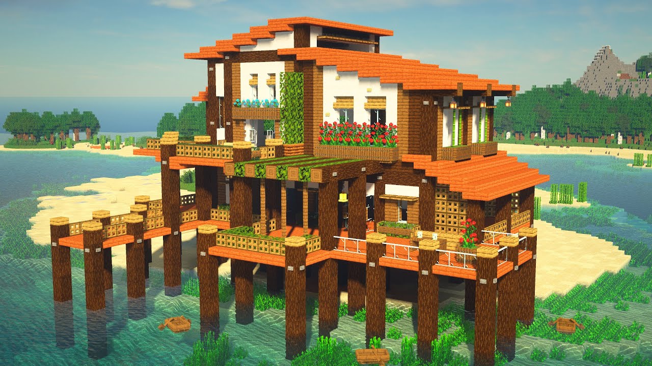 Biệt thự trên đảo Minecraft