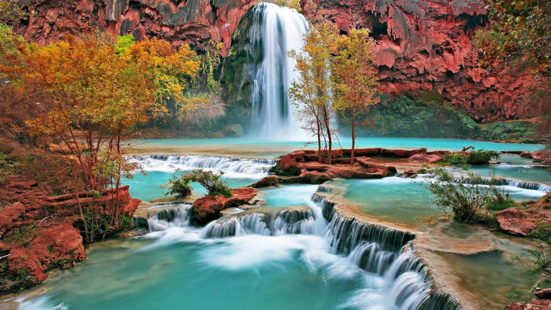Hình nền thác nước thiên nhiên đẹp