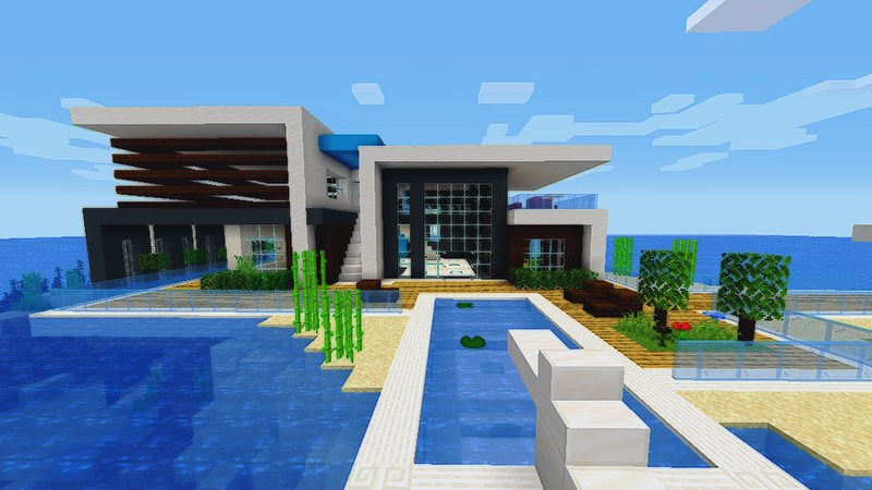 Mẫu nhà biệt thự Minecraft đẹp nhất