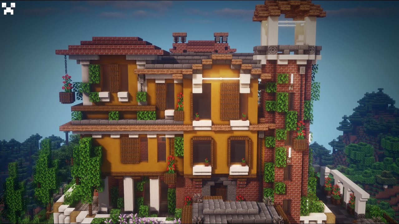 Mẫu nhà biệt thự Minecraft
