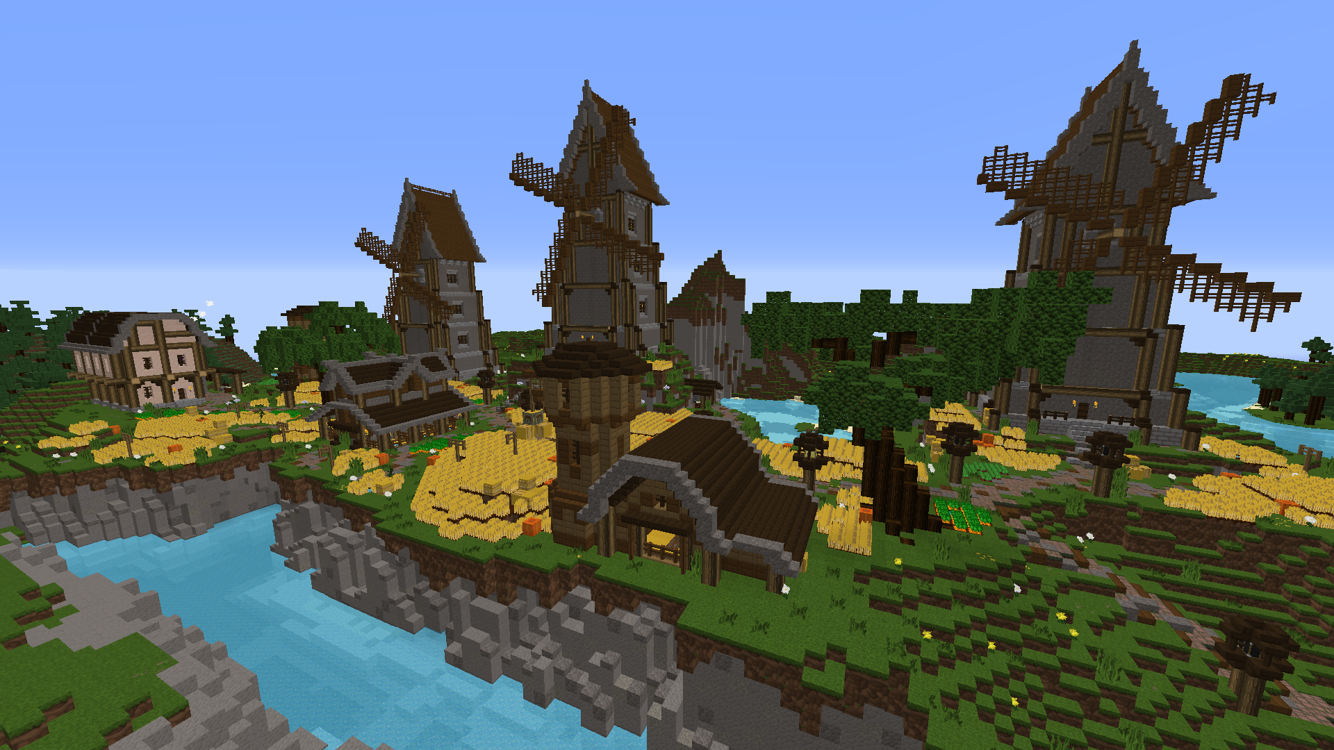 Mẫu nhà vườn Minecraft đẹp