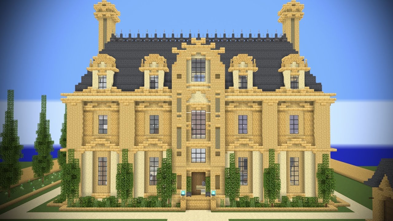 Mẫu thiết kế nhà biệt thự Minecraft