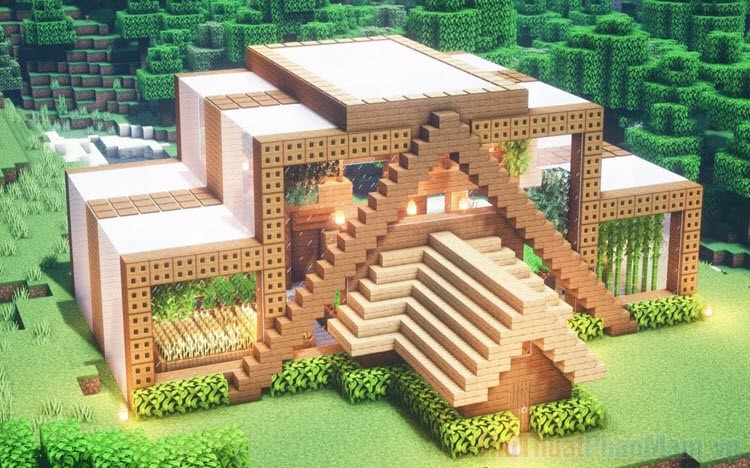 Những mẫu nhà, biệt thự đẹp trong Minecraft