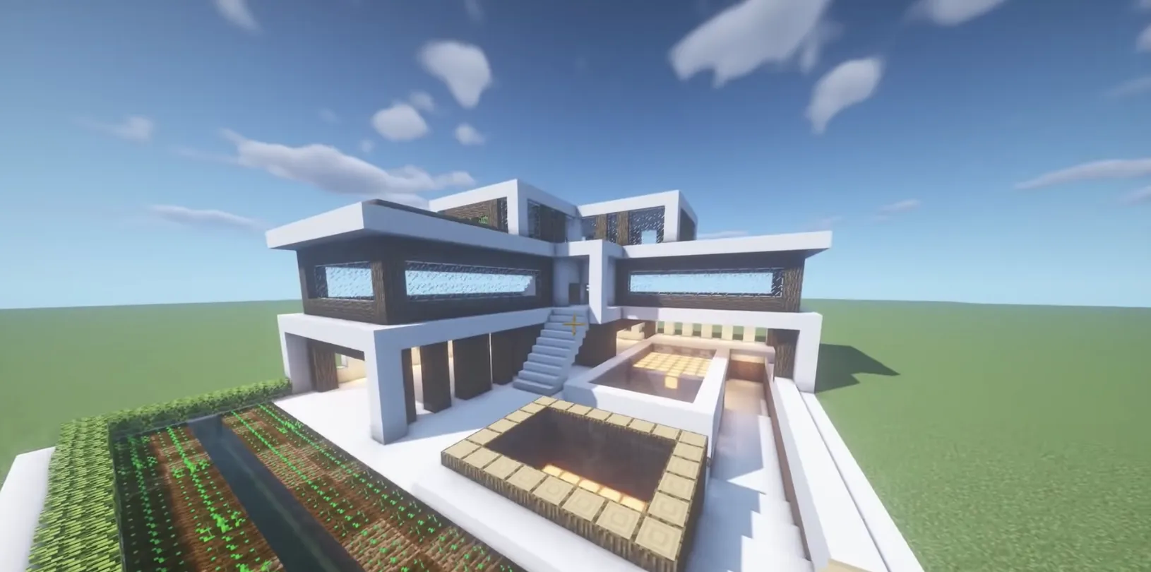 Tổng hợp mẫu thiết kế nhà biệt thự trong Minecraft