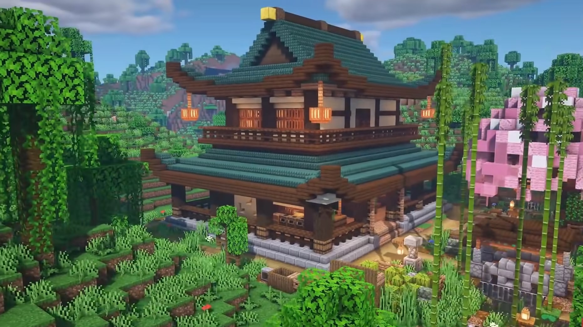 Xây nhà Nhật Bản trong Minecraft