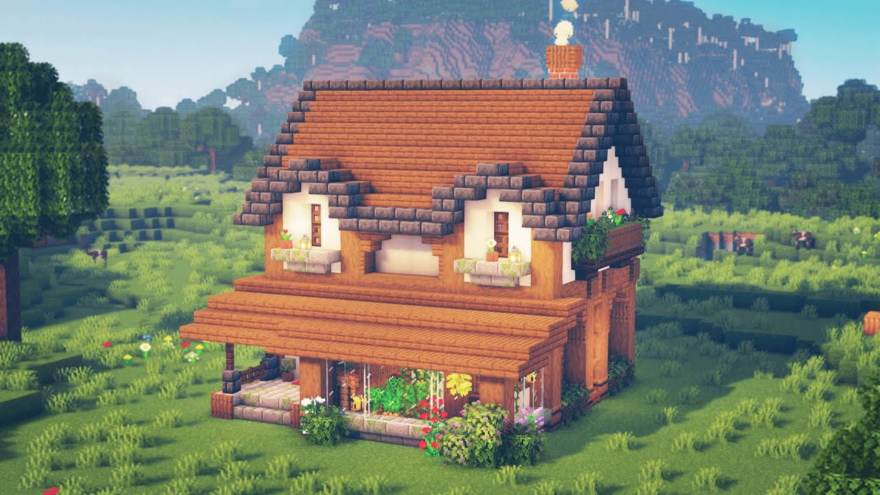 Xây nhà nhỏ đẹp trong Minecraft