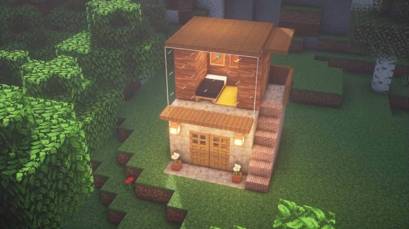 Xây nhà trong đẹp trong Minecraft