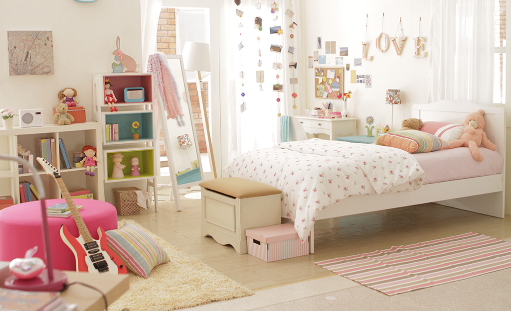 Mẫu thiết kế phòng ngủ bé gái hiện đại đẹp