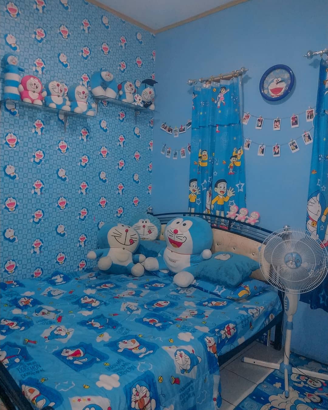 Những mẫu thiết kế phòng ngủ Đô rê mon cho bé