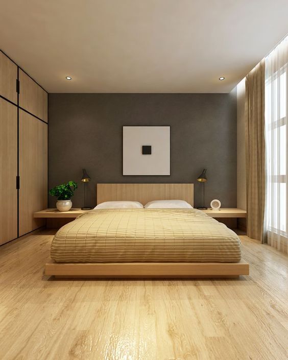 Mẫu giường ngủ kiểu Nhật hiện đại đẹp