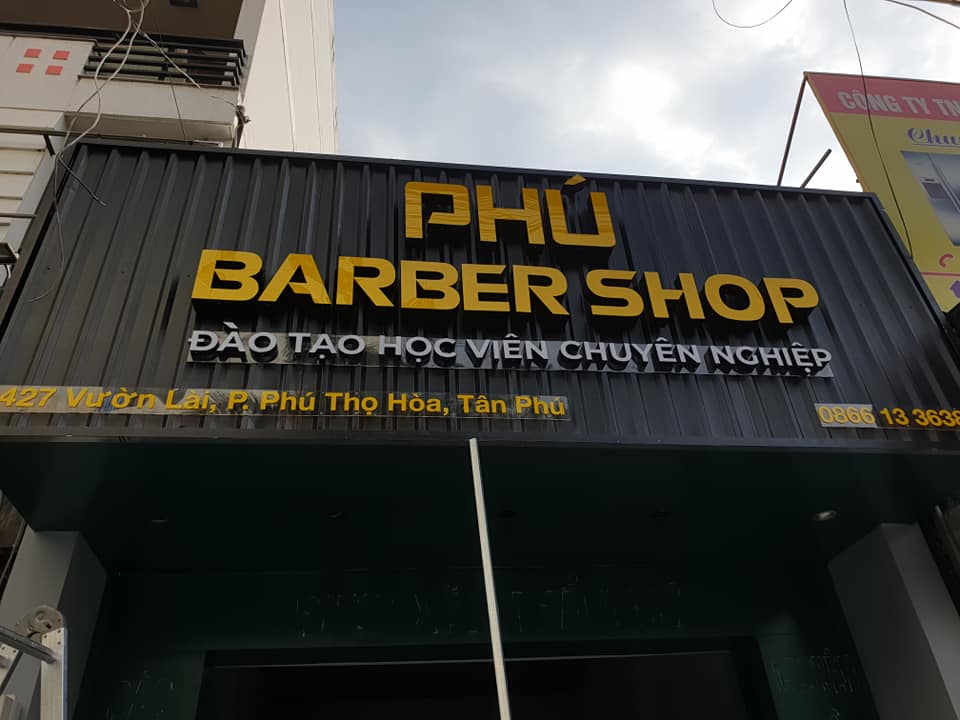 Mẫu bảng hiệu Barber Shop bằng Alu đẹp nhất