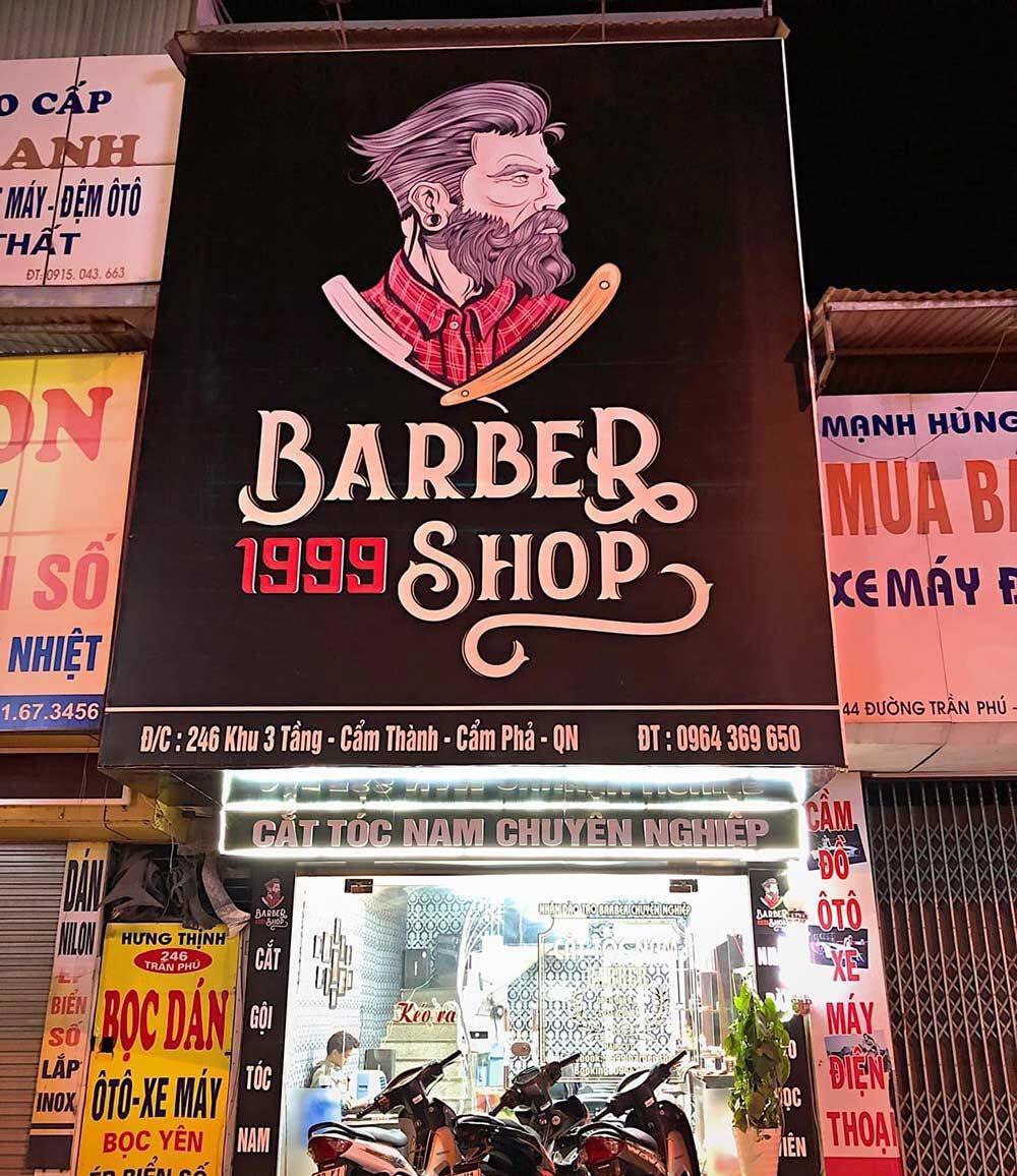 Mẫu bảng hiệu barber shop tuyệt đẹp nhất