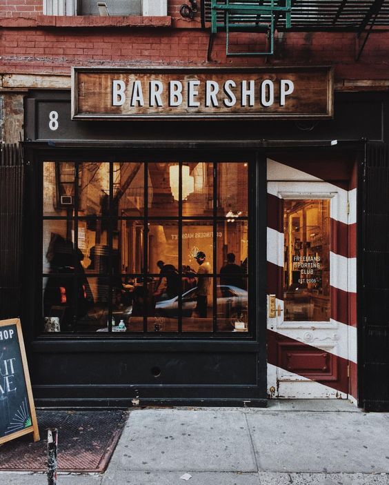 Mẫu bảng hiệu cửa tiệm Barber Shop