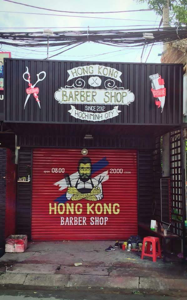 Mẫu bảng hiệu tiệm Barber Shop