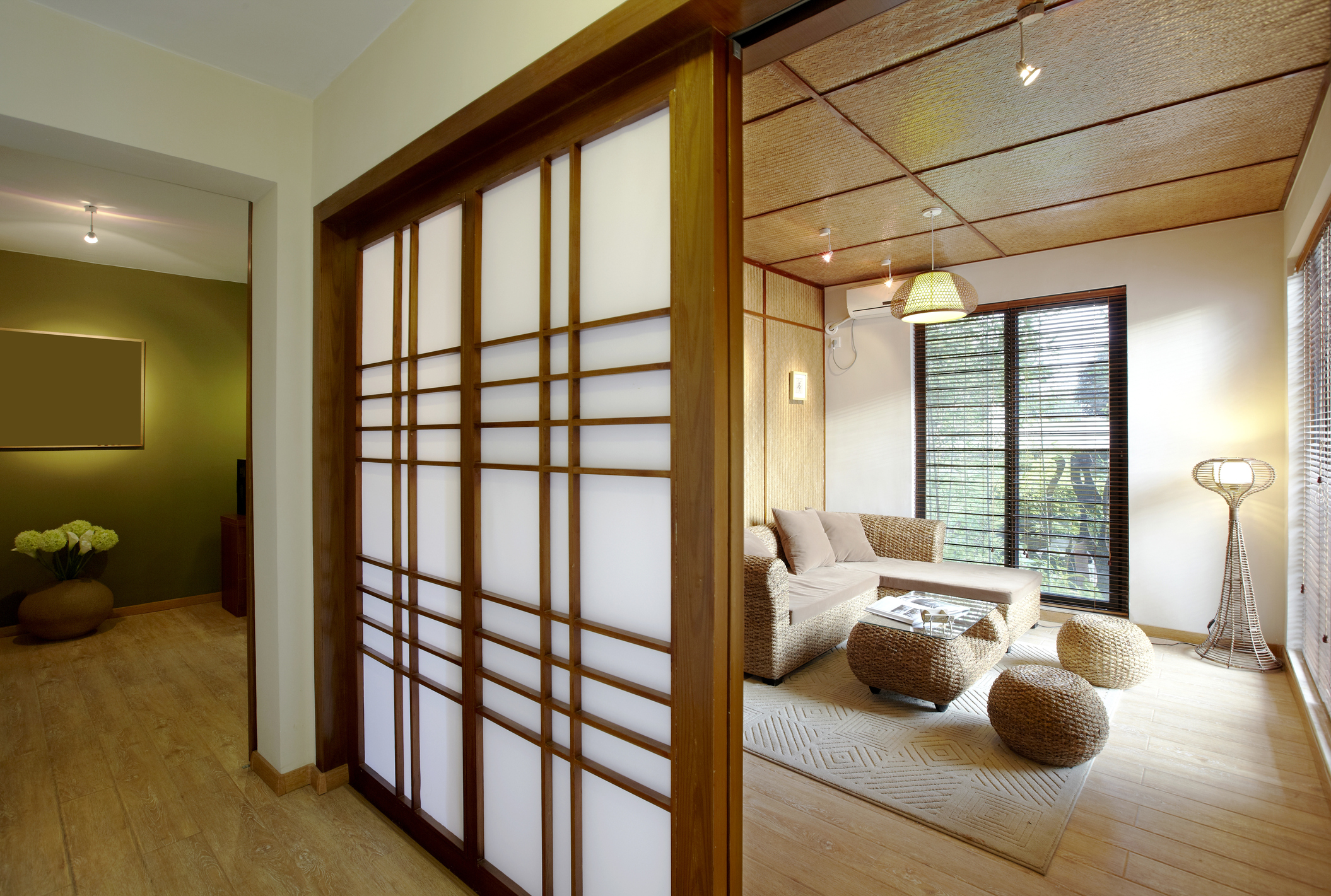 Mẫu phòng khách kiểu Nhật hiện đại đẹp