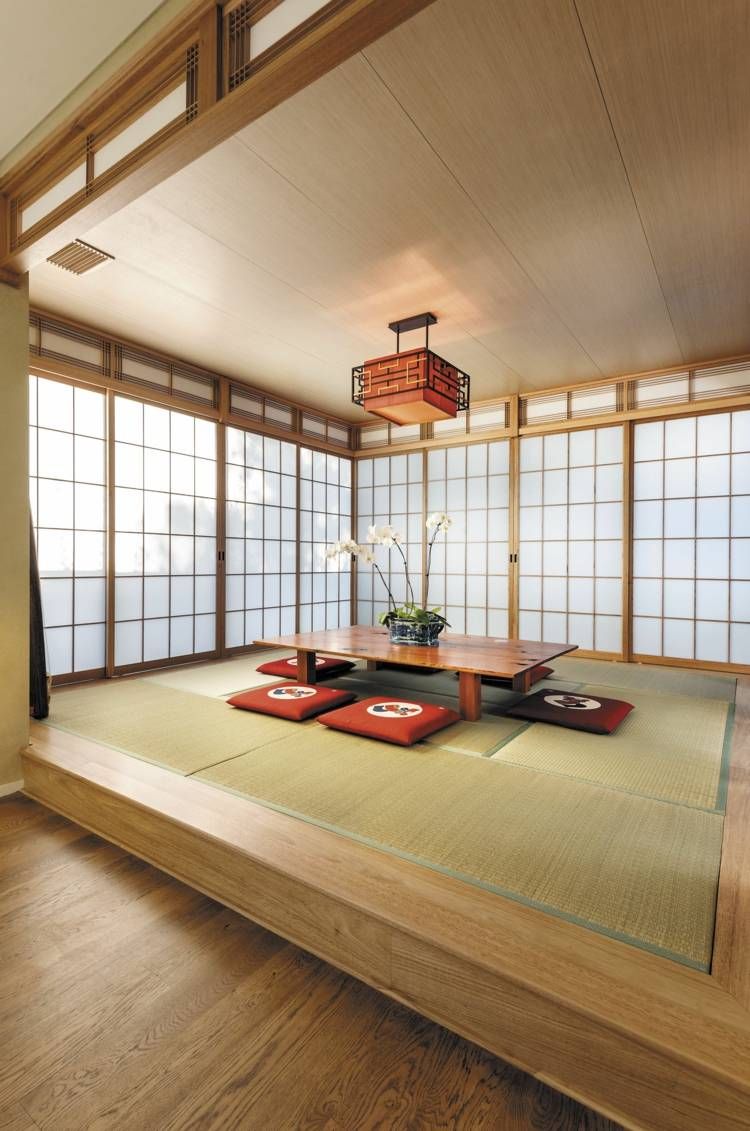 Mẫu phòng khách kiểu Nhật truyền thống cực đẹp