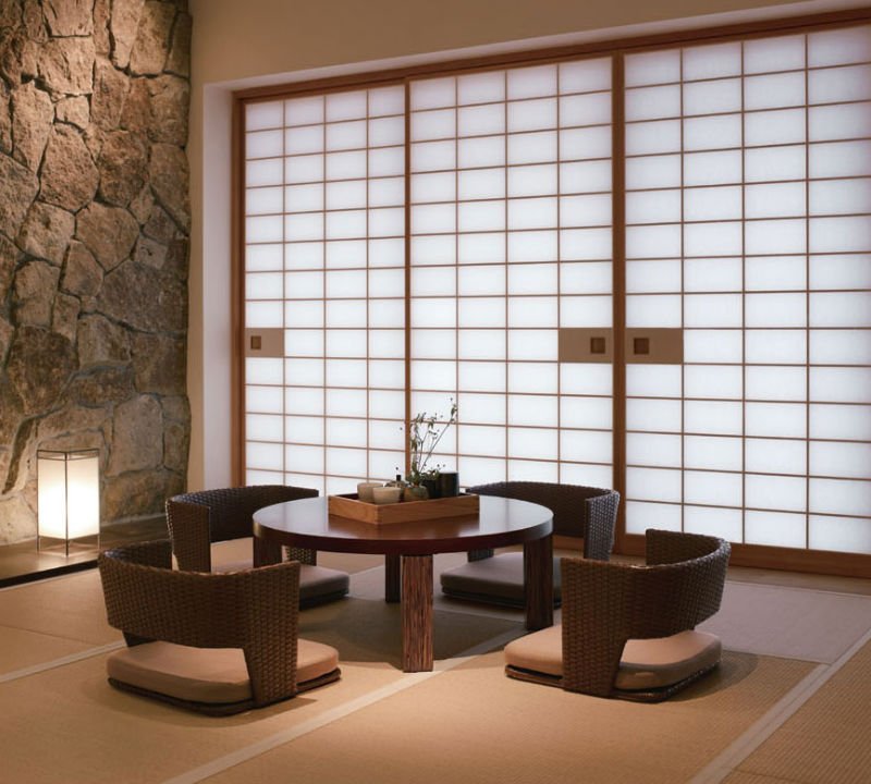Mẫu thiết kế phòng khách kiểu Nhật đẹp nhất