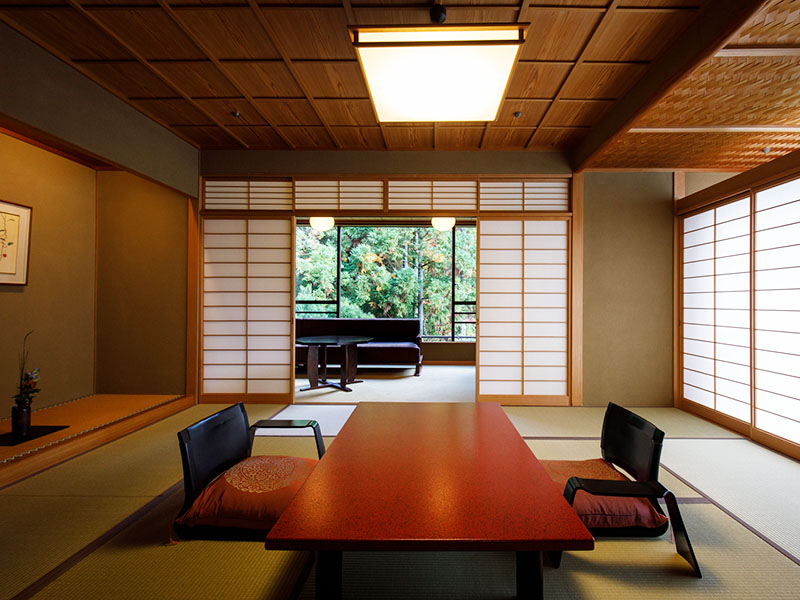 Mẫu thiết kế phòng khách kiểu Nhật đơn giản