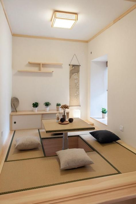 Mẫu thiết kế phòng khách Nhật
