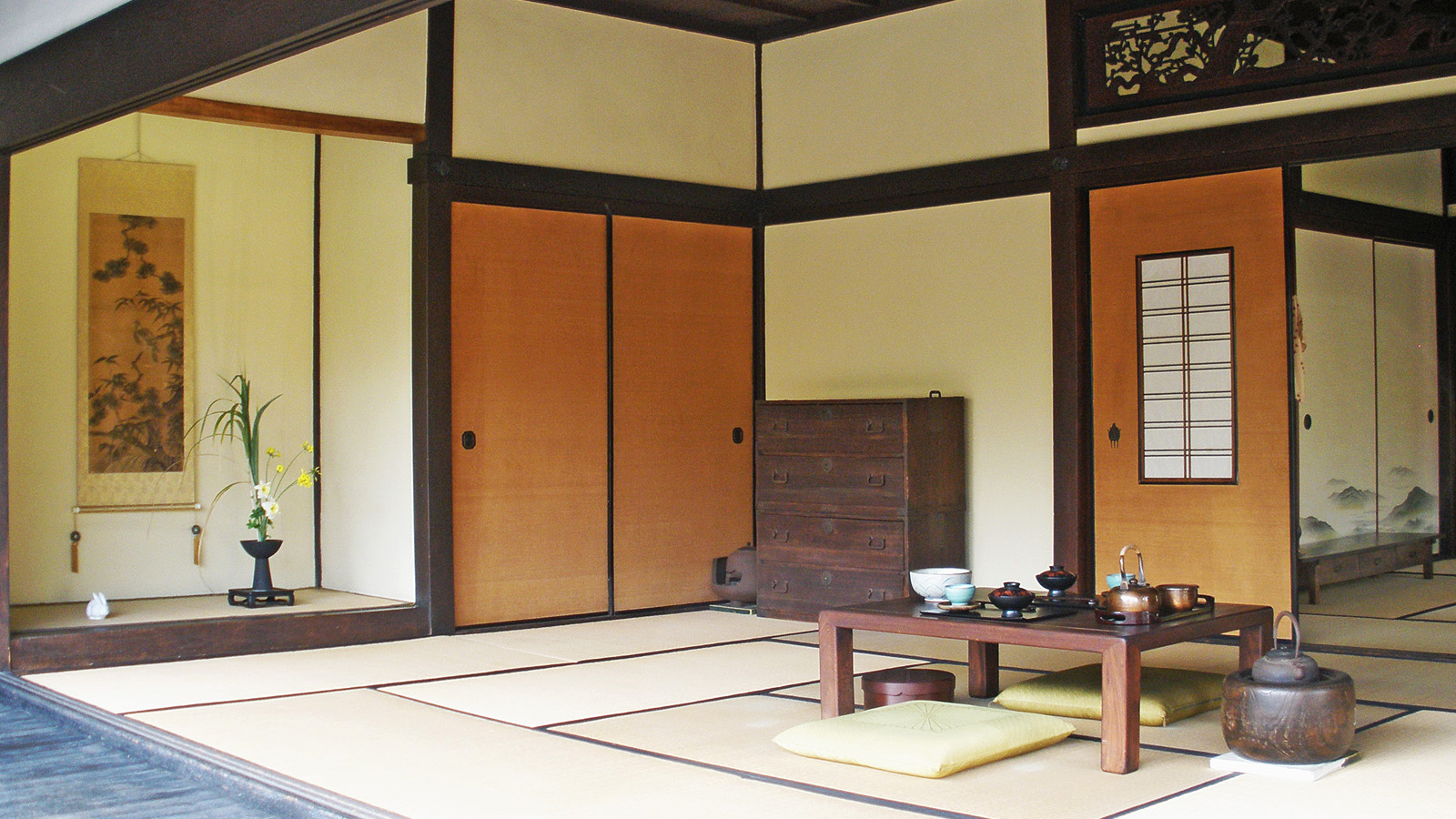 Trang trí phòng khách kiểu Nhật đẹp nhất