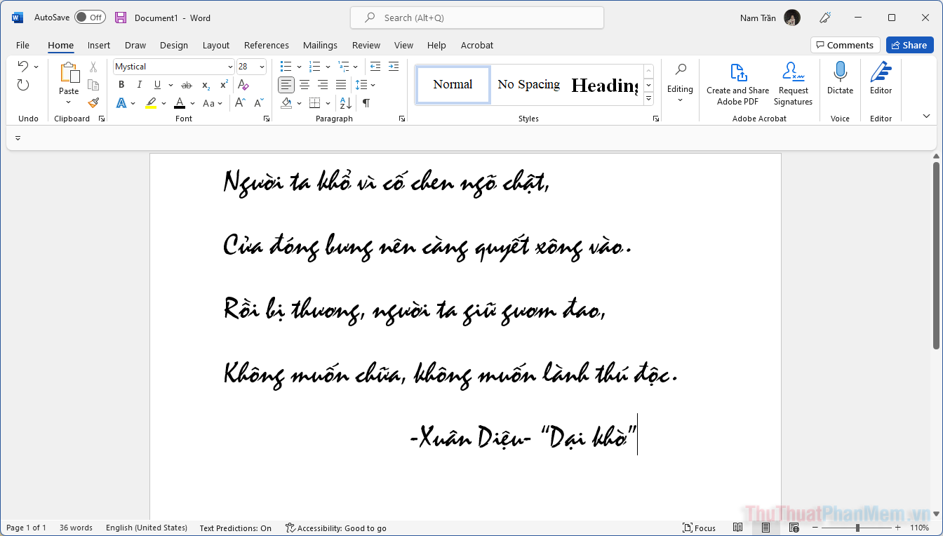 Bạn có thể sử dụng các công cụ gõ văn bản, thiết kế đồ họa và áp dụng các font Tiếng Việt mà mình cần
