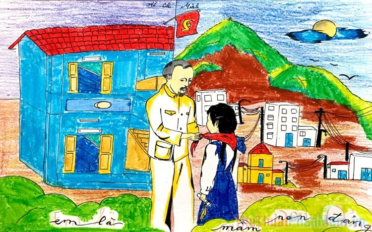 Ngoại khóa 20112014 Vẽ tranh về ngôi trường của em  Website của Trường  THCS Quỳnh Thuận