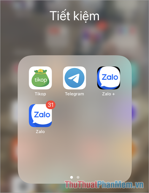 Hoàn tất việc cài 2 tài khoản Zalo trên điện thoại iPhone