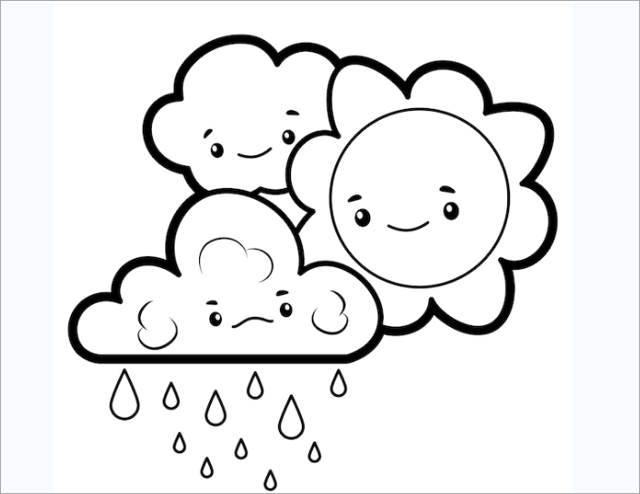 Hướng dẫn cách vẽ đám mây đơn giản với 6 bước cơ bản
