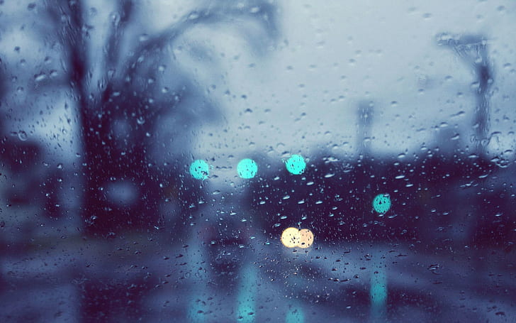 Hình ảnh mưa buồn, cô đơn tâm trạng