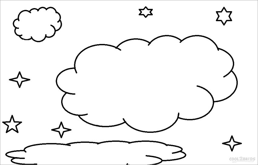 Hình đám mây hoạt hình