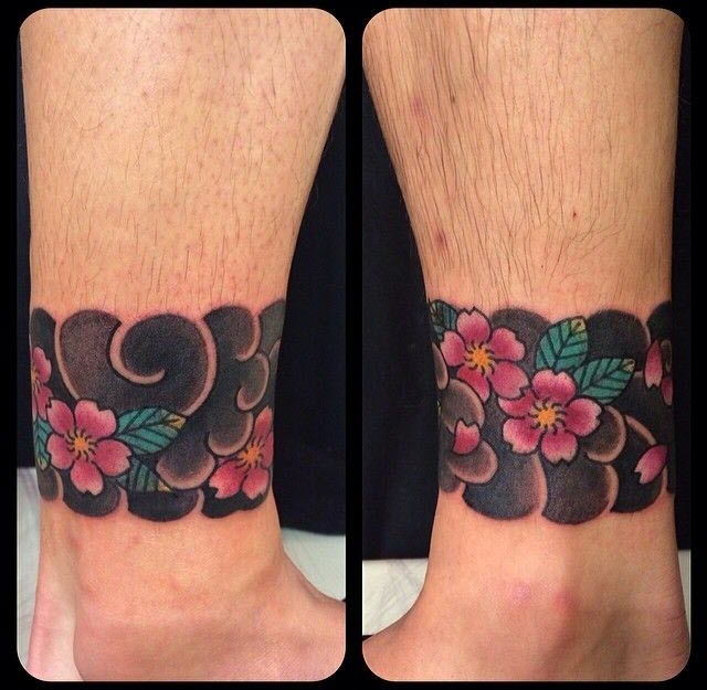 Tattoo vòng chân Nhật cổ đẹp nhất