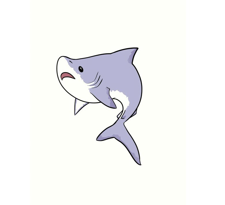 Hình ảnh cá mập Chibi cute