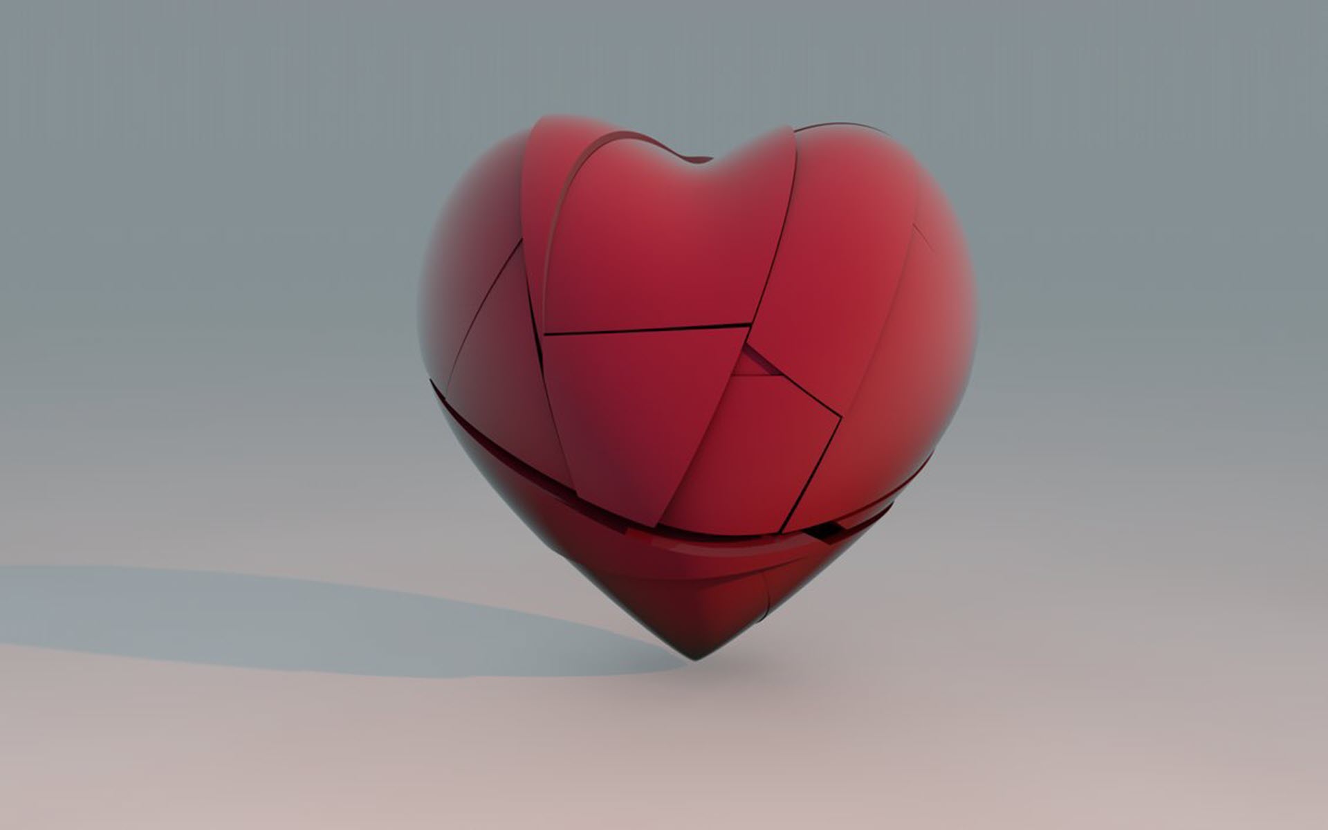 Hình trái tim tuyệt đẹp 3d