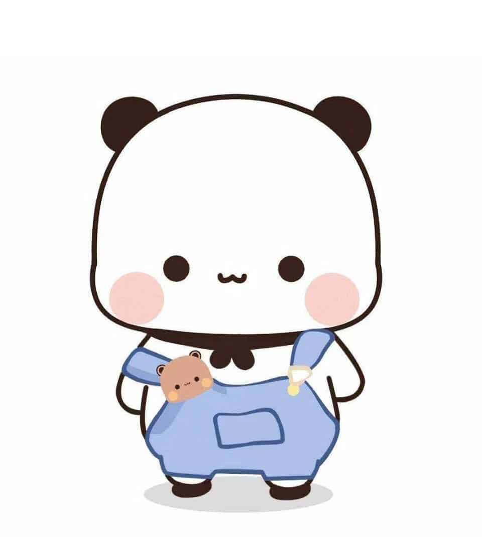 Hình avatar chibi cute gấu trúc