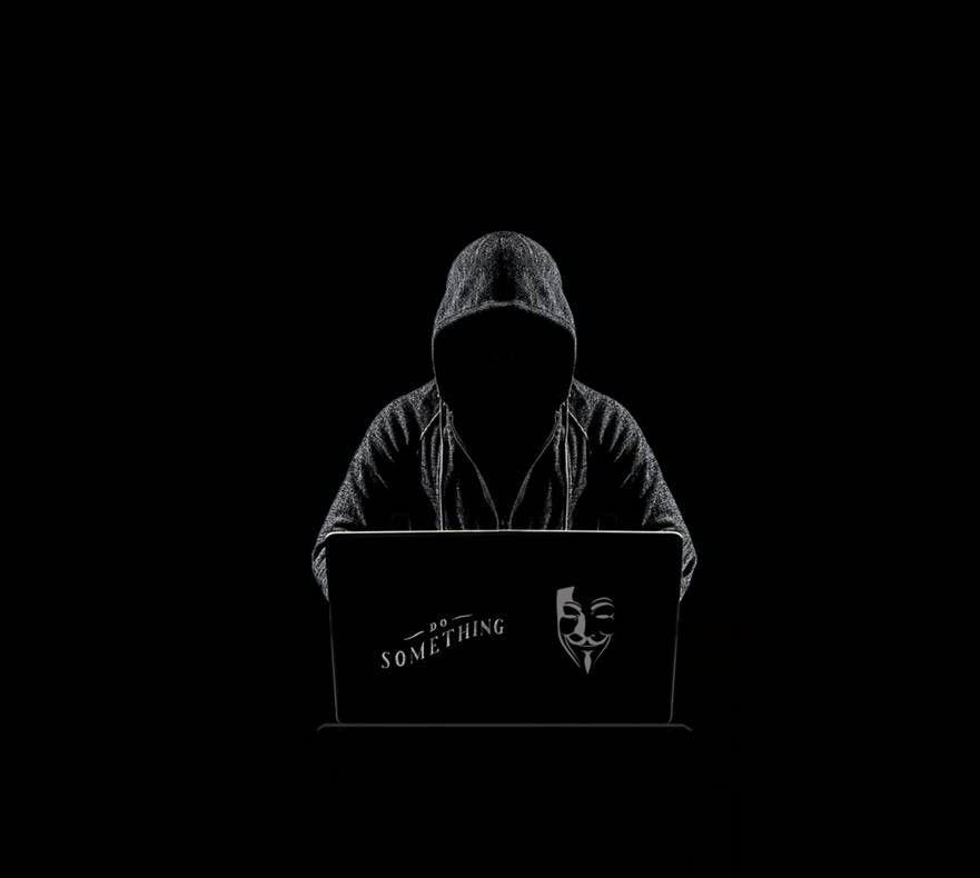 Hình ảnh hacker ngầu màu đen